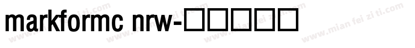 markformc nrw字体转换